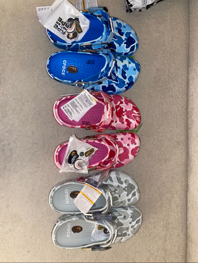 Bape Crocs
