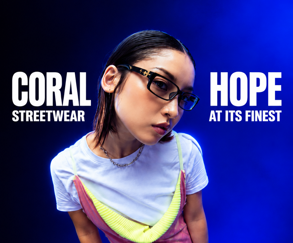 Mobile Coral Hope streetwear hero